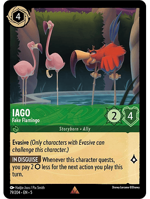 Iago - Fake Flamingo - 73/204 - Rare