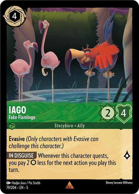Iago - Fake Flamingo - 73/204 - Rare