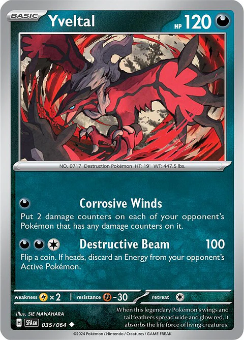 Yveltal - 035/064 - Uncommon 