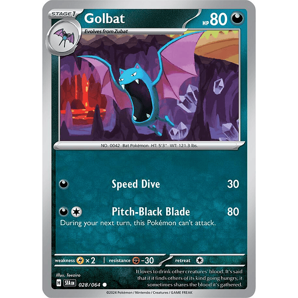 Golbat - 028/064 - Common 