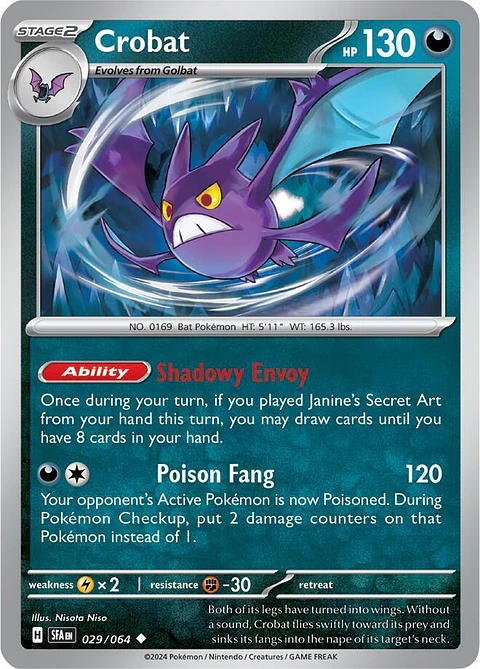 Crobat - 029/064 - Uncommon 