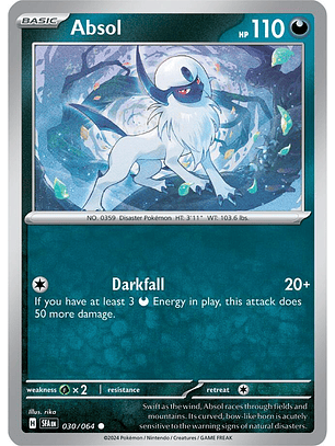 Absol - 030/068 - Common 