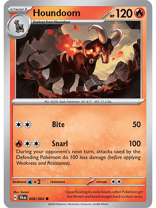 Houndoom - 008/064 - Common 