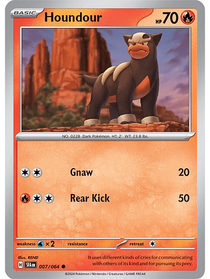 Houndour - 007/064 - Common 