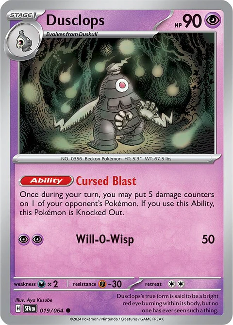 Dusclops - 019/064 - Common - SFA
