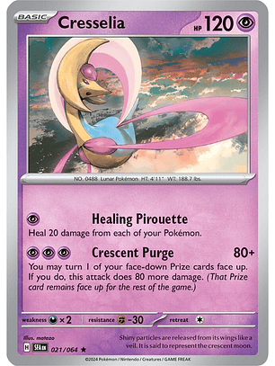 Cresselia - 021/064 - Rare