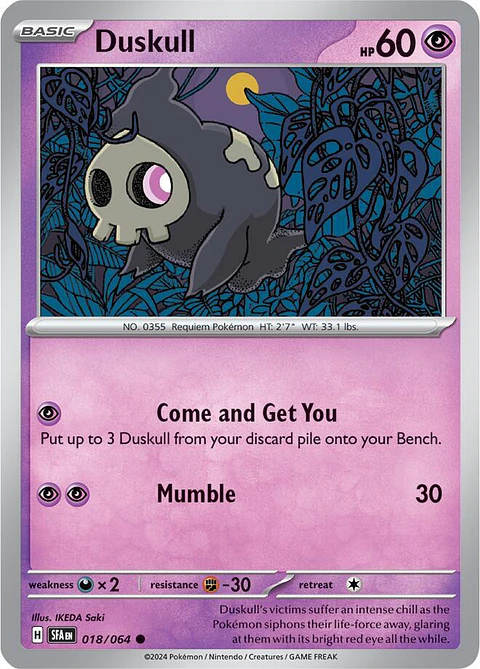 Duskull - 018/064 - Common - SFA