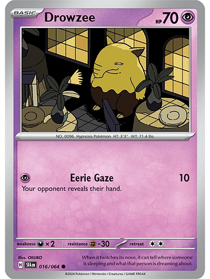 Drowzee - 016/064 - Common 