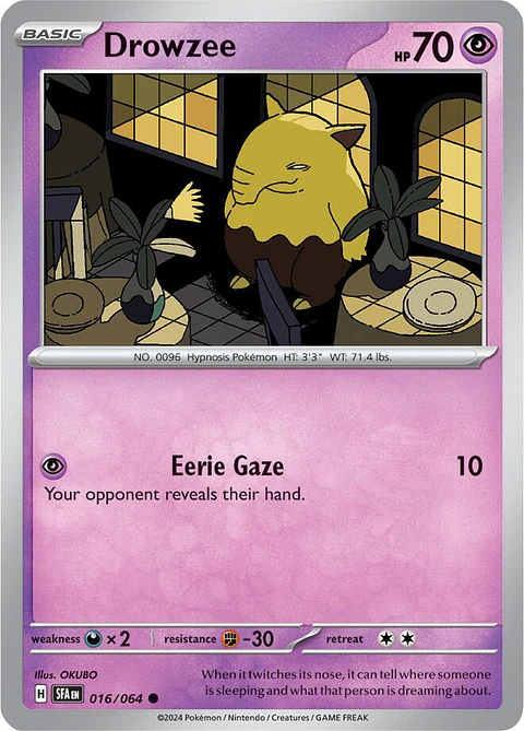 Drowzee - 016/064 - Common 