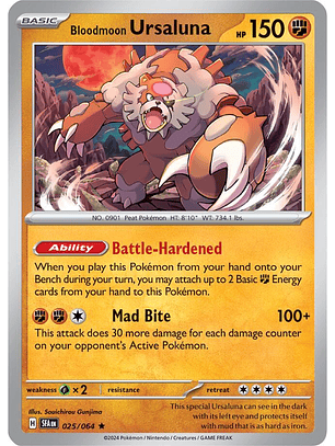 Bloodmoon Ursaluna - 025/064 - Rare SFA