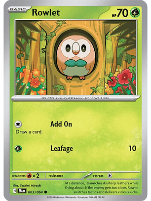 Rowlet - 003/064 - Common 