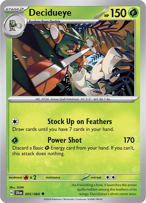 Decidueye - 005/064 - Uncommon - SFA