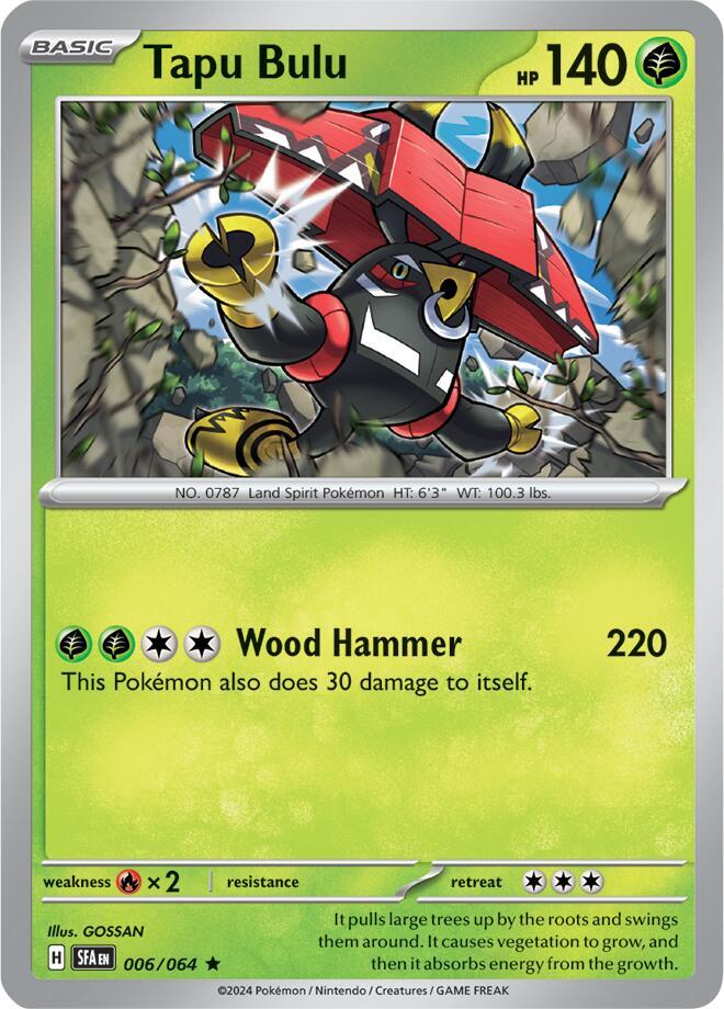 Tapu Bulu - 006/064 - Rare  1