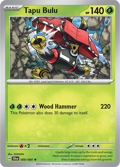 Tapu Bulu - 006/064 - Rare 