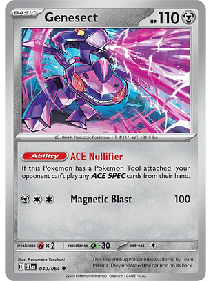 Genesect - 040/064 - Uncommon 