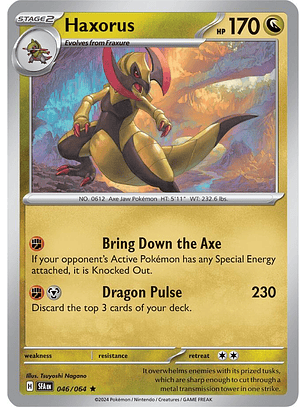 Haxorus - 046/064 - Rare - SFA