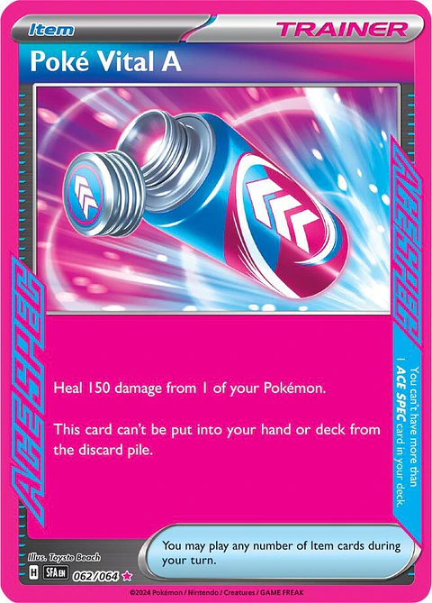Poke Vital A - 062/064 - Ace Rare - SFA