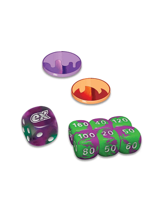 Set de Dados y Tokens de Shrouded Fable