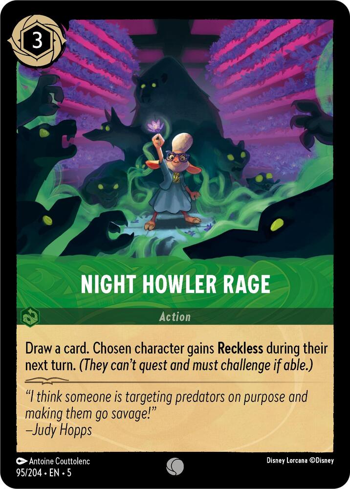 Night Howler Rage - 95/204 - Common  1