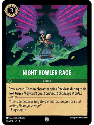 Night Howler Rage - 95/204 - Common 