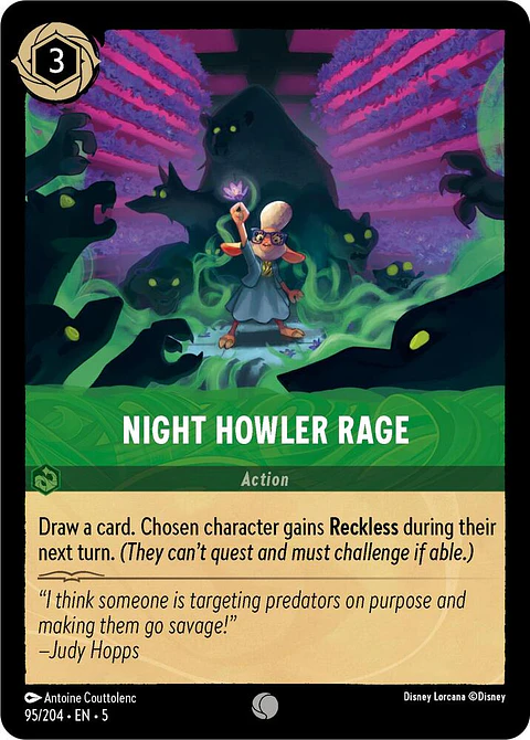 Night Howler Rage - 95/204 - Common 