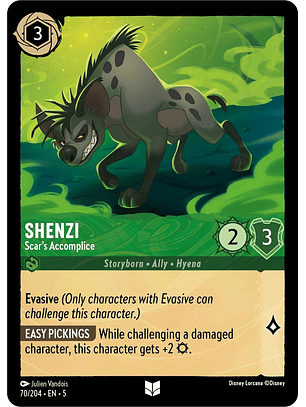 Shenzi - Scar's Accomplice - 70/204 - Uncommon 
