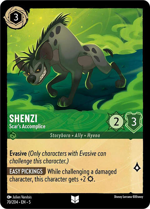 Shenzi - Scar's Accomplice - 70/204 - Uncommon 
