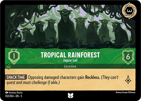 Tropical Rainforest - Jaguar Lair - 102/204 - Uncommon 