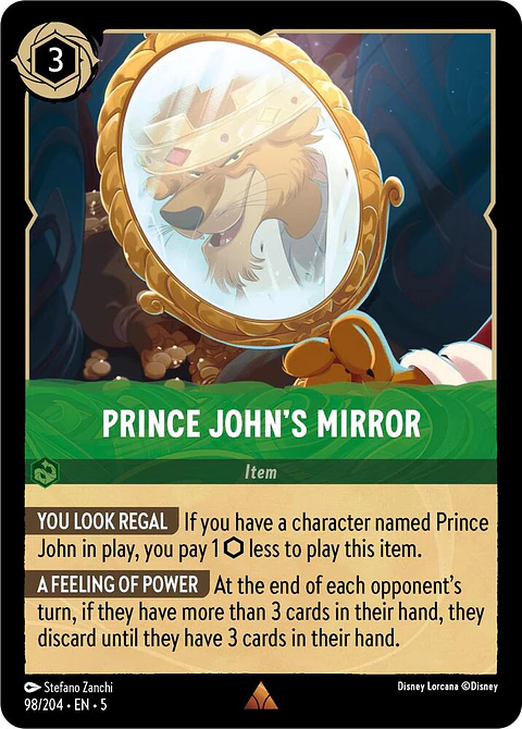 Prince John's Mirror - 98/204 - Rare 