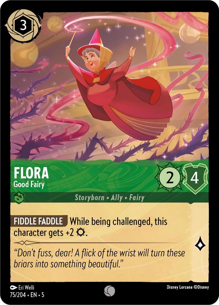 Flora - Good Fairy - 75/204 - Common  1