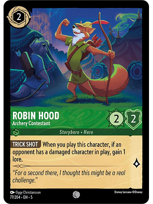 Robin Hood - Archery Contestant - 77/204 - Common