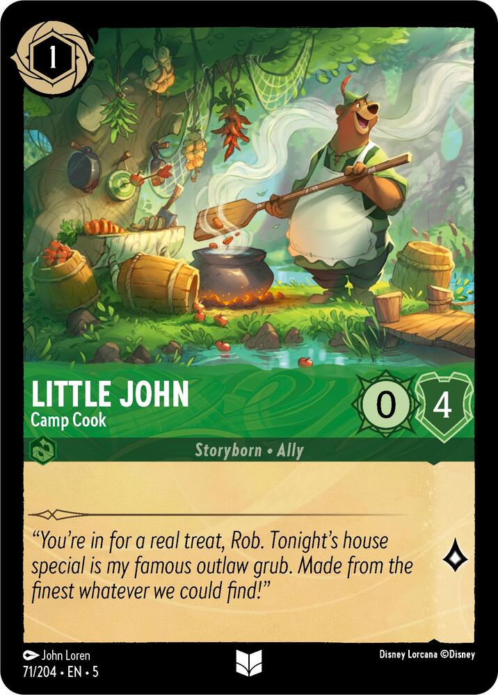 Little John - Camp Cook - 71/204 - Uncommon  1