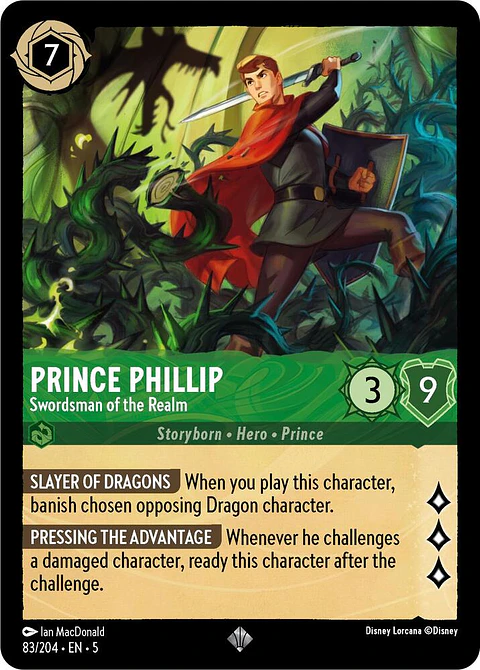 Prince Phillip - Swordsman of the Realm - Super Rare 