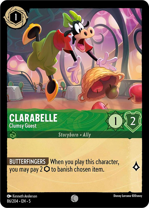 Clarabelle - Clumsy Guest - 86/204 - Common 