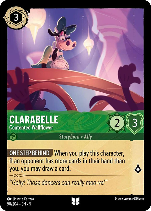 Clarabelle - Contented Wallflower - 90/204 - Uncommon 