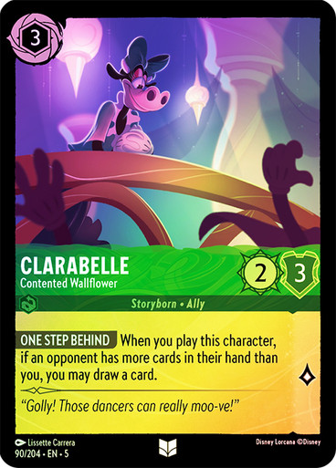 Clarabelle - Contented Wallflower - 90/204 - Uncommon  2