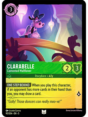 Clarabelle - Contented Wallflower - 90/204 - Uncommon 