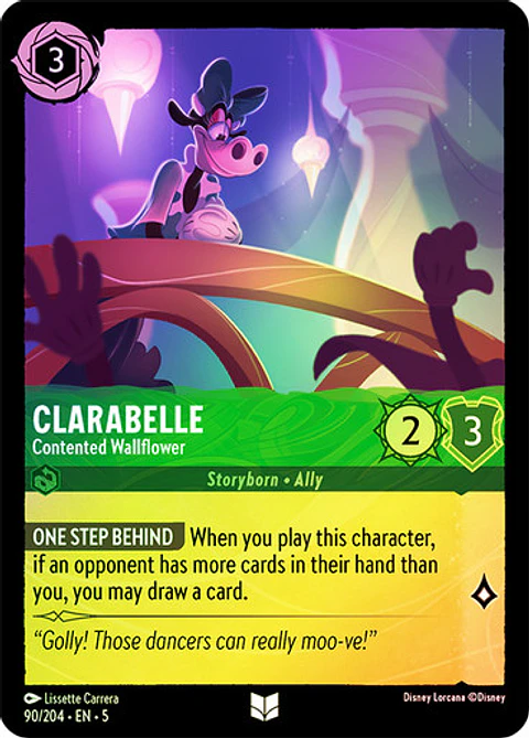 Clarabelle - Contented Wallflower - 90/204 - Uncommon 
