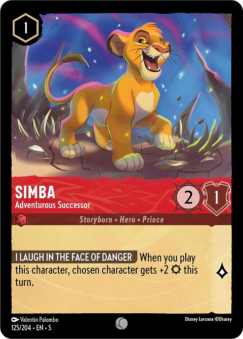 Simba - Adventurous Successor - 125/204 - Common 
