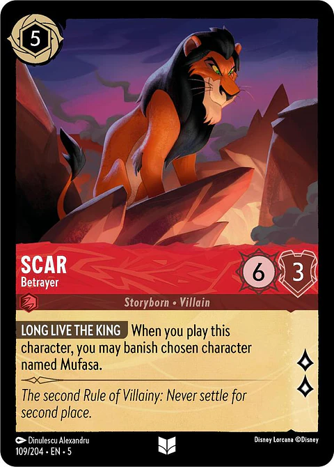 Scar - Betrayer - 109/204 - Uncommon 