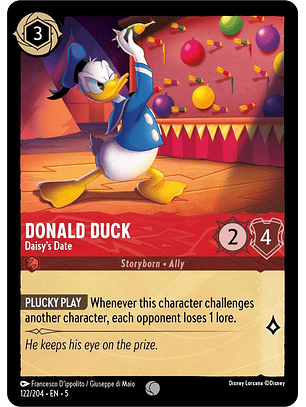 Donald Duck - Daisy's Date - 122/204 - Common 