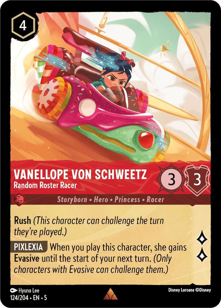 Vanellope von Schweetz - Random Roster Racer - 124/204 - Rare  1