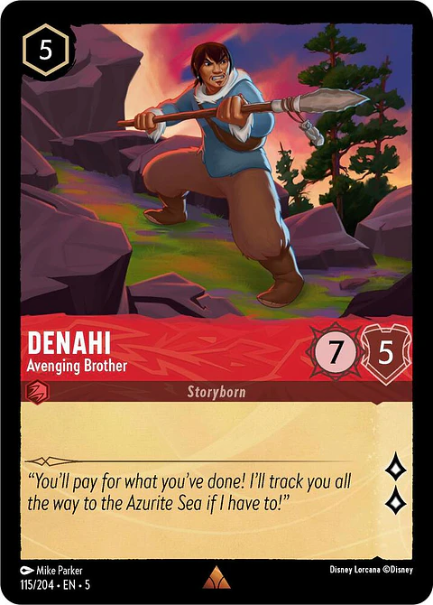 Denahi - Avenging Brother - 115/204 - Rare 