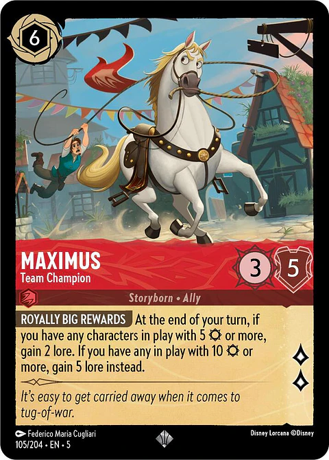 Maximus - Team Champion - 105/204 - Super Rare 