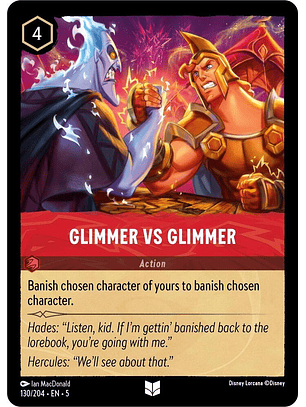 Glimmer vs Glimmer - 130/204 - Uncommon 