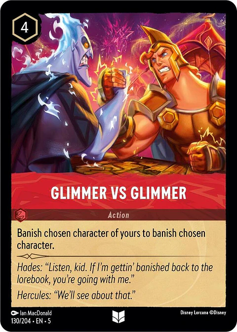Glimmer vs Glimmer - 130/204 - Uncommon 