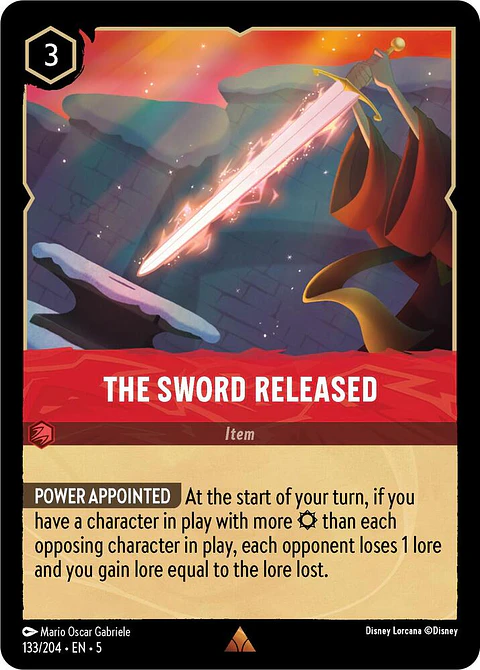 The Sword Released - 133/204 - Rare 