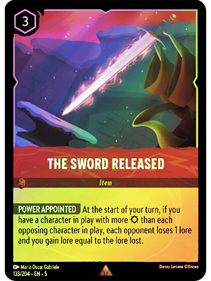 The Sword Released - 133/204 - Rare 