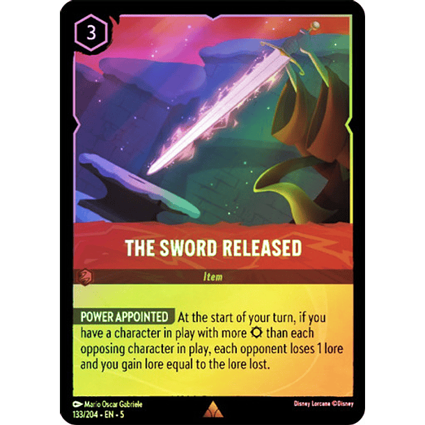 The Sword Released - 133/204 - Rare  2