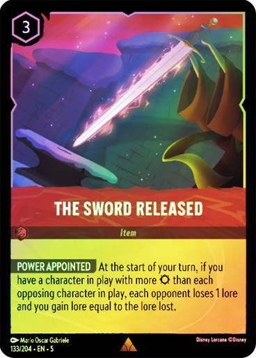 The Sword Released - 133/204 - Rare  2